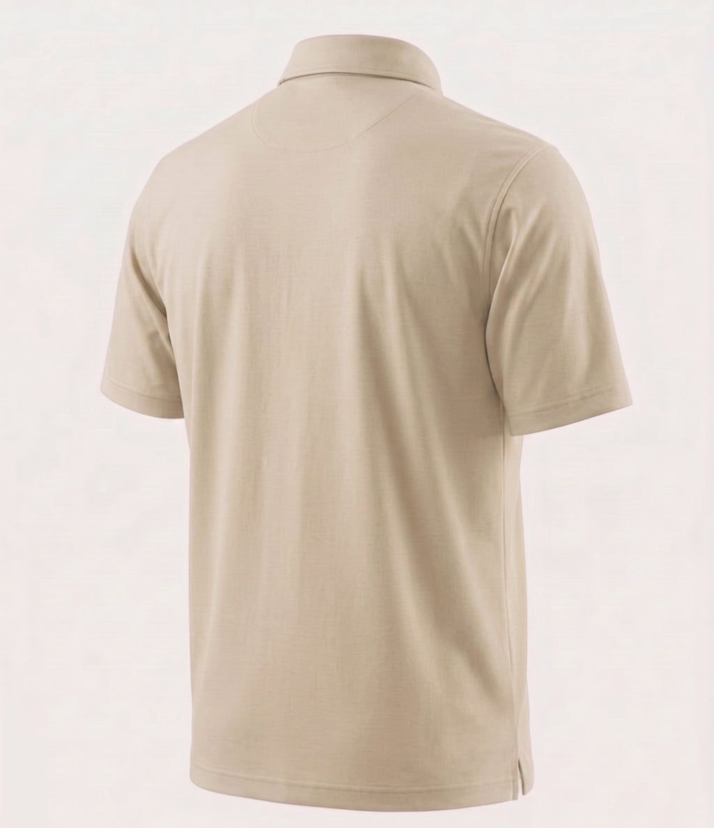 Fetta Performance Polo | Cream